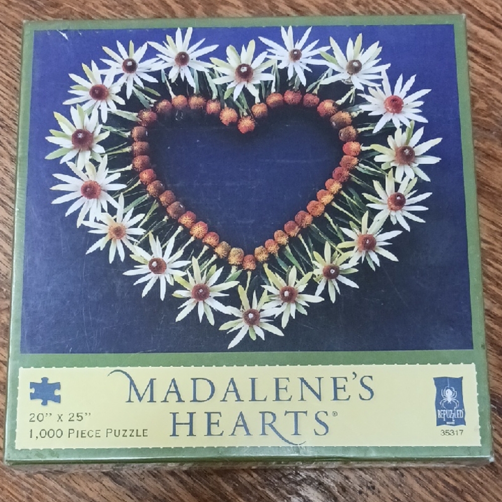 Madalenes Hearts 1000-Piece Puzzle - Sealed